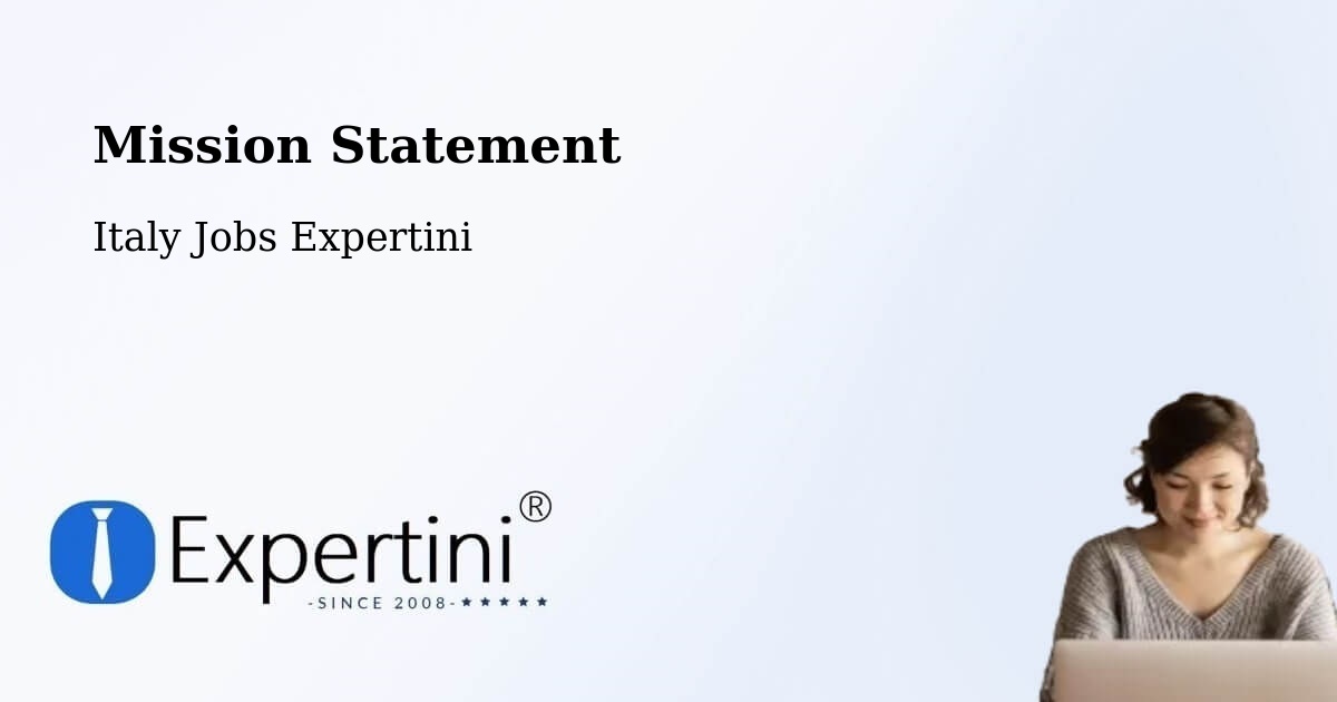 Corporate Mission – Mathi - Italy Jobs Expertini