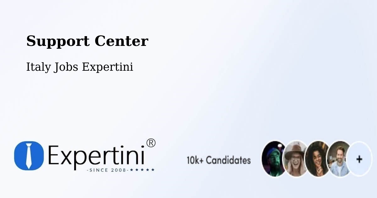 Support Services – Mathi - Italy Jobs Expertini